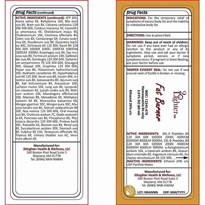 Label (20lighter Fat Burner Label)